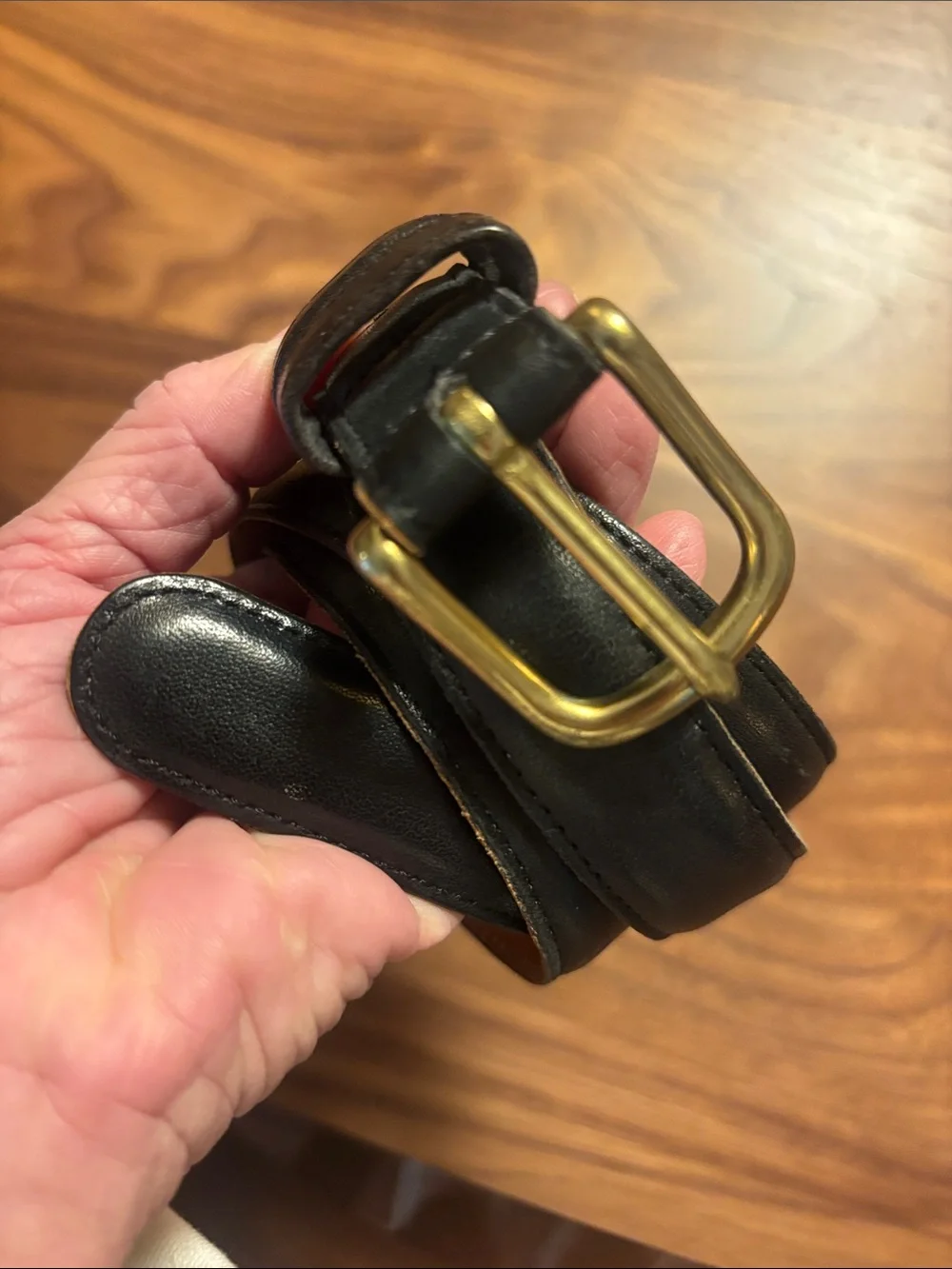 Coach | Accessories | Coach Black Leather Belt With Brass  display picture 2